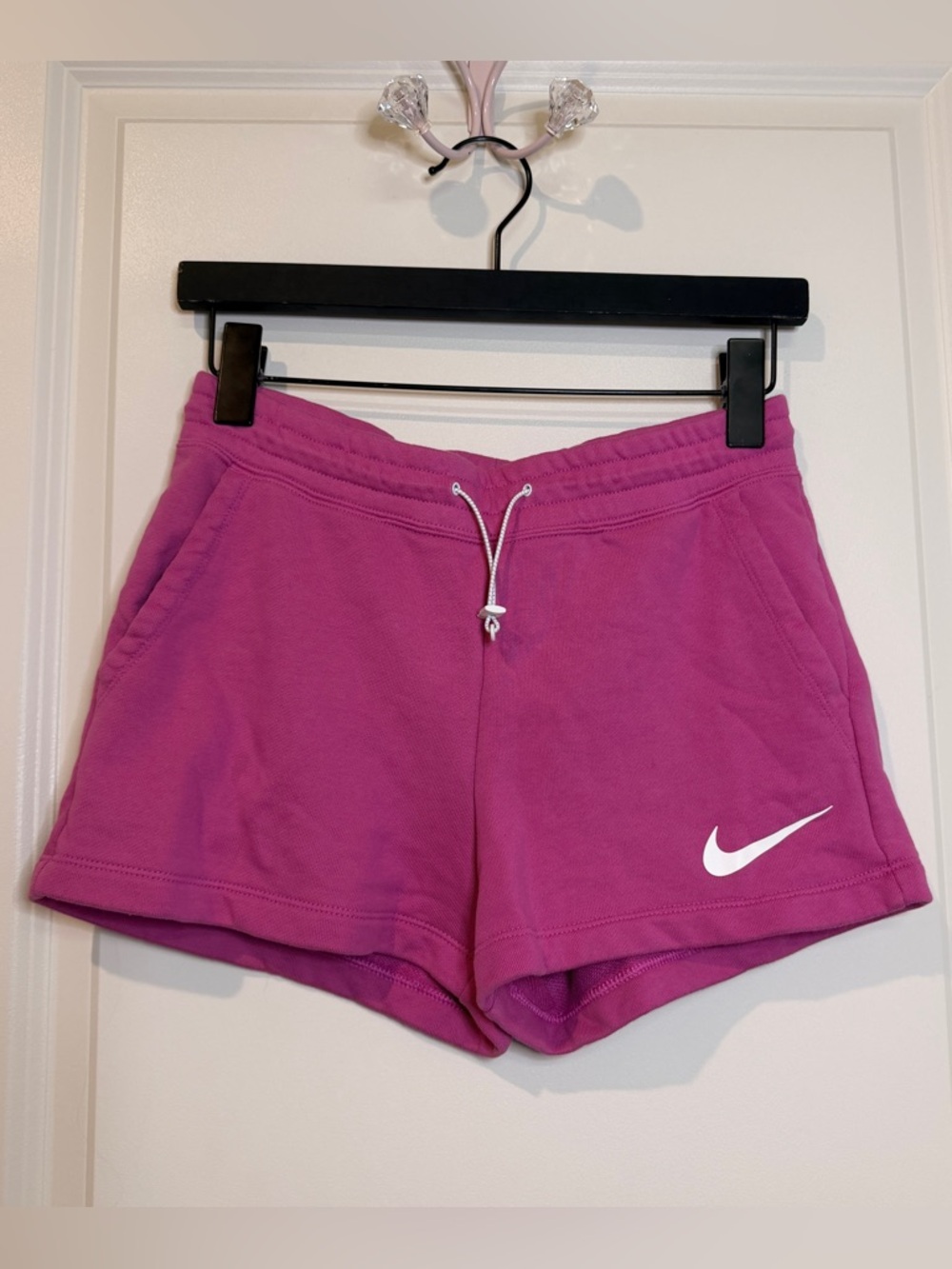 Nike Women’s Magenta Drawstring Athletic Shorts